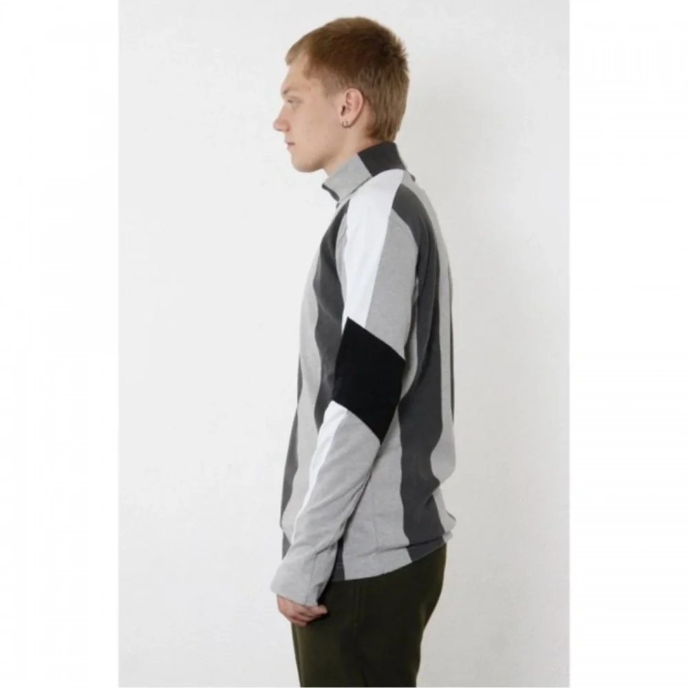 Han Kjobenhavn team neck stripe shirt size small